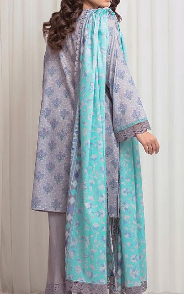 Edenrobe Lavender Lawn Suit | Pakistani Lawn Dress in USA- Image 2