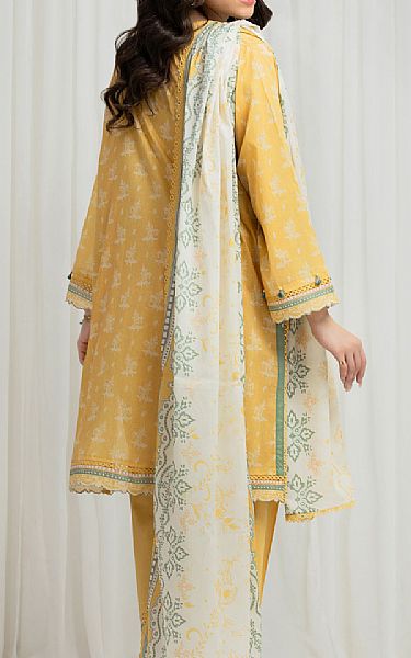 Edenrobe Yellow Lawn Suit | Pakistani Lawn Dress in USA- Image 2