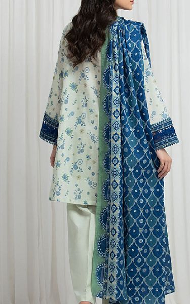 Edenrobe Off-white Lawn Suit | Pakistani Lawn Dress in USA- Image 2