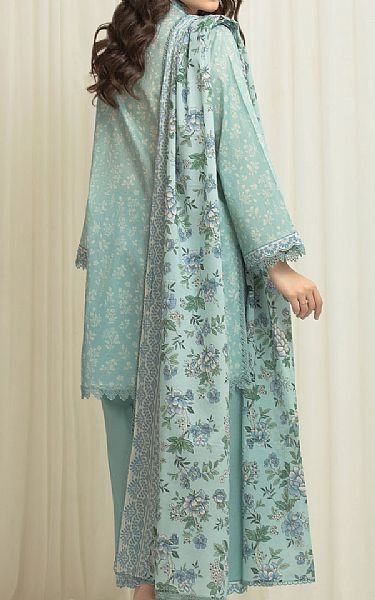 Edenrobe Turquoise Lawn Suit | Pakistani Lawn Dress in USA- Image 2