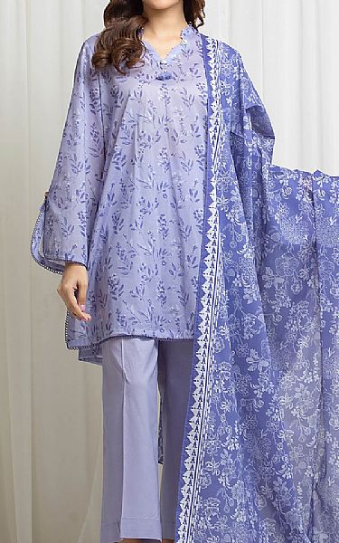 Edenrobe Lavender Lawn Suit | Pakistani Lawn Dress in USA- Image 1