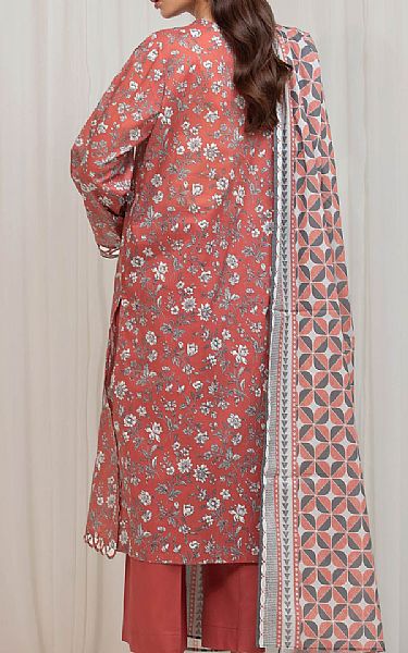 Edenrobe Tea Pink Lawn Suit | Pakistani Lawn Dress in USA- Image 2