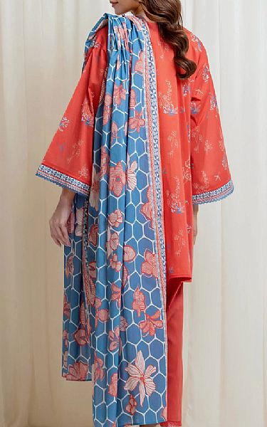 Edenrobe Coral Lawn Suit | Pakistani Lawn Dress in USA- Image 2