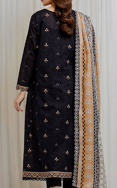 Edenrobe Black Lawn Suit | Pakistani Lawn Dress in USA- Image 2