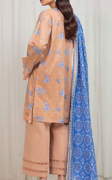 Edenrobe Peach Lawn Suit | Pakistani Lawn Dress in USA- Image 2