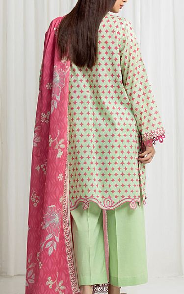Edenrobe Mint Green Lawn Suit | Pakistani Lawn Dress in USA- Image 2