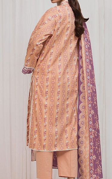 Edenrobe Peach Lawn Suit | Pakistani Lawn Dress in USA- Image 2