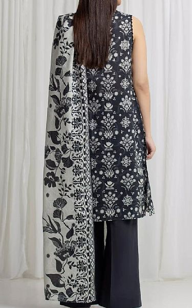 Edenrobe Navy Lawn Suit | Pakistani Lawn Dress in USA- Image 2