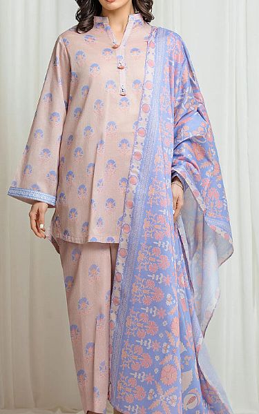 Edenrobe Rose Pink Lawn Suit | Pakistani Lawn Dress in USA- Image 1