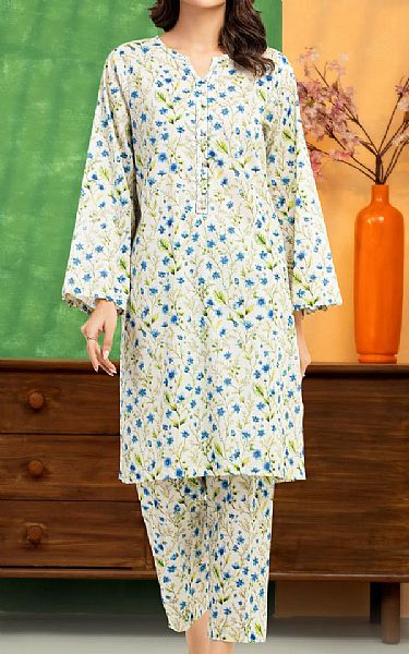 Edenrobe Multicolor Lawn Suit (2 Pcs) | Pakistani Lawn Dress in USA- Image 1
