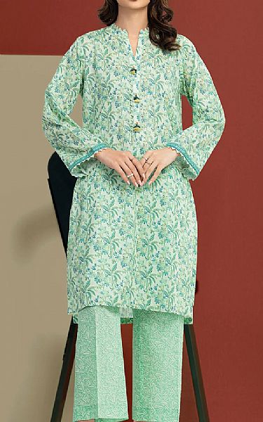 Edenrobe Aqua Lawn Suit (2 Pcs) | Pakistani Lawn Dress in USA- Image 1