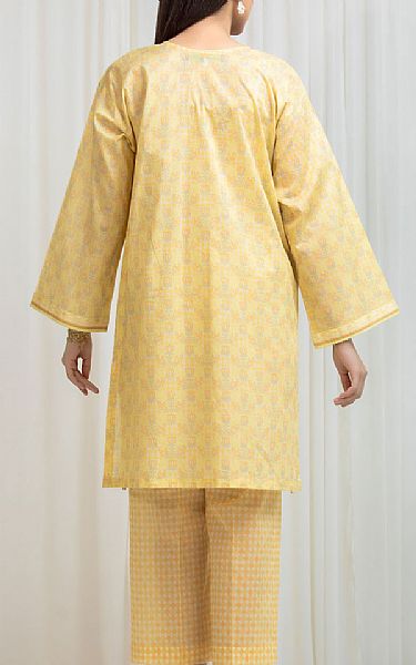 Edenrobe Yellow Lawn Suit (2 Pcs) | Pakistani Lawn Dress in USA- Image 2