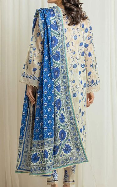 Edenrobe Beige Lawn Suit | Pakistani Lawn Dress in USA- Image 2