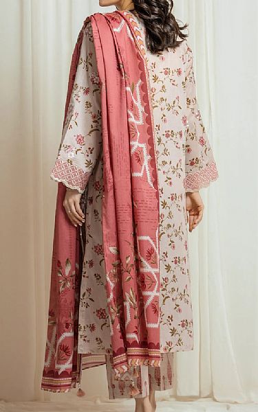 Edenrobe Oyster Pink Lawn Suit | Pakistani Lawn Dress in USA- Image 2