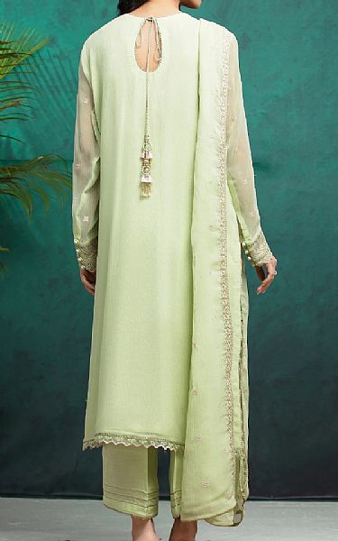 Edenrobe Green Mist Chiffon Suit | Pakistani Embroidered Chiffon Dresses USA- Image 2