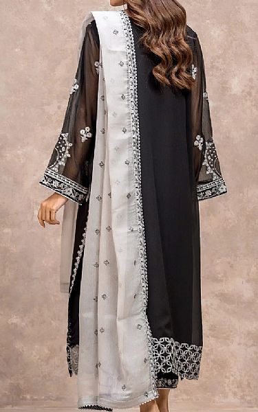 Edenrobe Black Chiffon Suit | Pakistani Embroidered Chiffon Dresses USA- Image 2