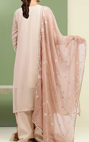 Edenrobe Beige Chiffon Suit | Pakistani Embroidered Chiffon Dresses USA- Image 2