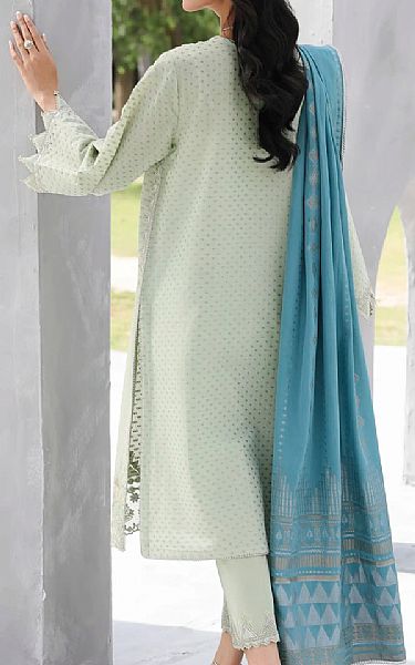 Edenrobe Pale Green Jacquard Suit | Pakistani Embroidered Chiffon Dresses USA- Image 2