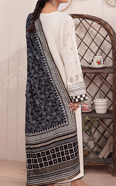 Edenrobe Off White Cambric Suit | Pakistani Lawn Dress in USA- Image 2