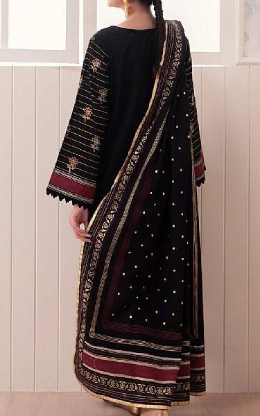 Edenrobe Black Cambric Suit | Pakistani Lawn Dress in USA- Image 2
