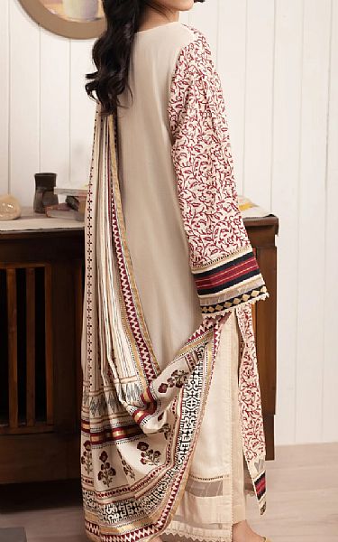 Edenrobe Beige Cambric Suit | Pakistani Lawn Dress in USA- Image 2