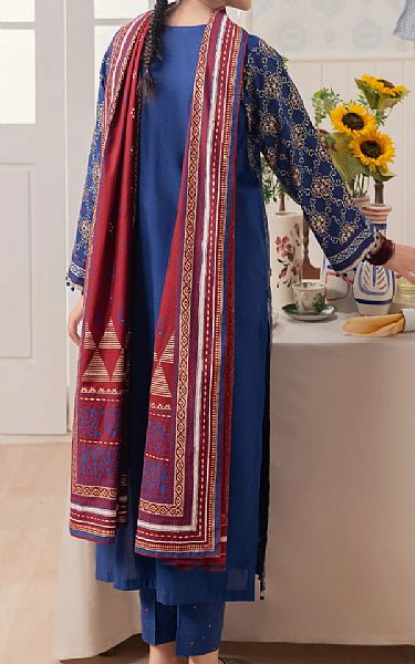 Edenrobe Blue Cambric Suit | Pakistani Lawn Dress in USA- Image 2