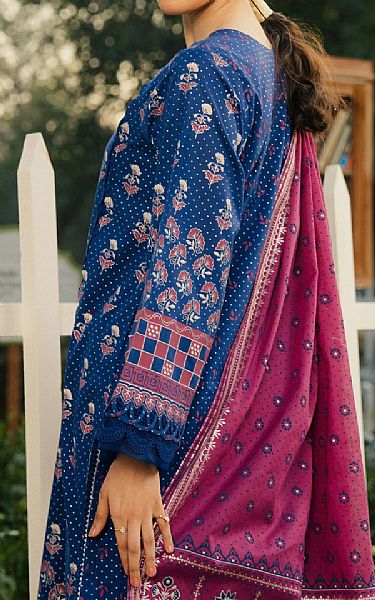 Edenrobe Blue Cambric Suit | Pakistani Lawn Dress in USA- Image 2