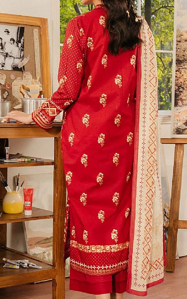 Edenrobe Scarlet Cambric Suit | Pakistani Lawn Dress in USA- Image 2