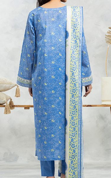 Edenrobe Blue Lawn Suit | Pakistani Lawn Dress in USA- Image 2