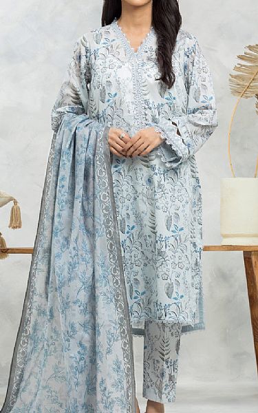 Edenrobe Grey Lawn Suit | Pakistani Lawn Dress in USA- Image 1