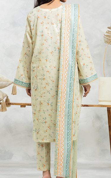 Edenrobe Cream Lawn Suit | Pakistani Lawn Dress in USA- Image 2