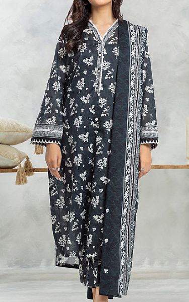 Edenrobe Black Lawn Suit | Pakistani Lawn Dress in USA- Image 1