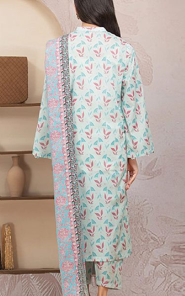 Edenrobe Pale Blue Lawn Suit | Pakistani Lawn Dress in USA- Image 2