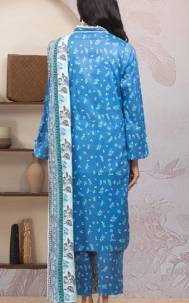 Edenrobe Blue Lawn Suit | Pakistani Lawn Dress in USA- Image 2