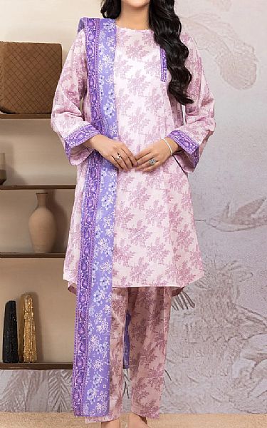 Edenrobe Pale Pink Lawn Suit | Pakistani Lawn Dress in USA- Image 1