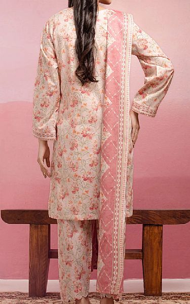 Edenrobe Pale Pink Lawn Suit | Pakistani Lawn Dress in USA- Image 2