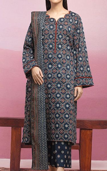 Edenrobe Pickled Bluewood Lawn Suit | Pakistani Lawn Dress in USA- Image 1