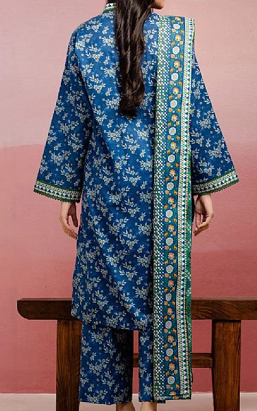 Edenrobe Blue Lawn Suit | Pakistani Lawn Dress in USA- Image 2