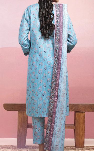 Edenrobe Blue Lawn Suit | Pakistani Lawn Dress in USA- Image 2