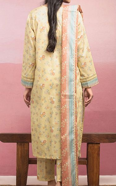 Edenrobe Yellow Lawn Suit | Pakistani Lawn Dress in USA- Image 2