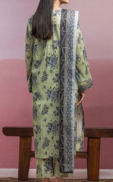 Edenrobe Pixie Green Lawn Suit | Pakistani Lawn Dress in USA- Image 2