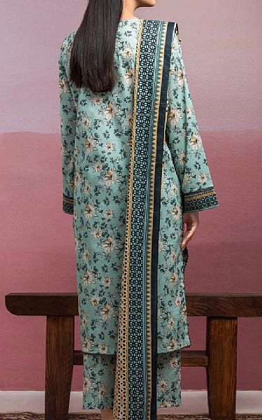 Edenrobe Shadow Green Lawn Suit | Pakistani Lawn Dress in USA- Image 2