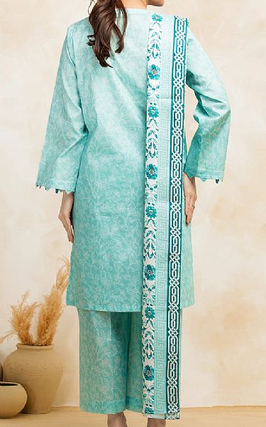 Edenrobe Light Aqua Lawn Suit | Pakistani Lawn Dress in USA- Image 2