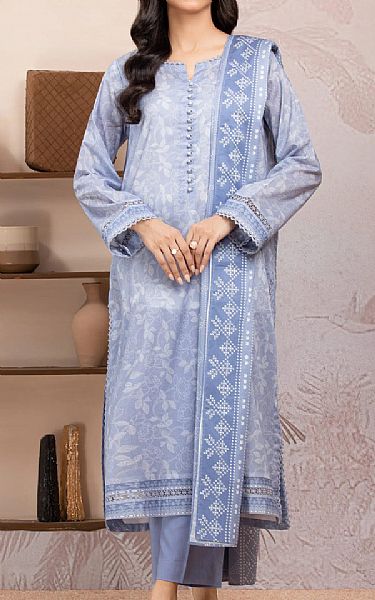 Edenrobe Lavender Lawn Suit | Pakistani Lawn Dress in USA- Image 1