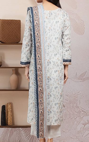 Edenrobe Off White Lawn Suit | Pakistani Lawn Dress in USA- Image 2