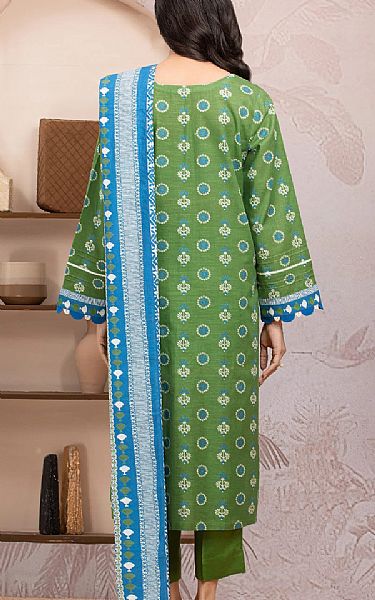 Edenrobe Green Lawn Suit | Pakistani Lawn Dress in USA- Image 2