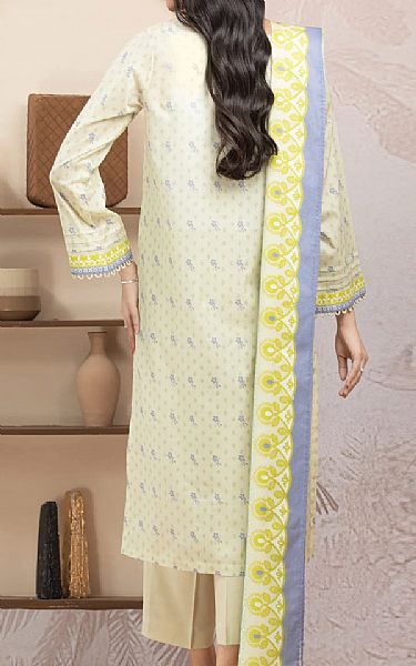 Edenrobe Cream Lawn Suit | Pakistani Lawn Dress in USA- Image 2