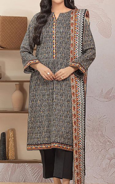 Edenrobe Black Lawn Suit | Pakistani Lawn Dress in USA- Image 1