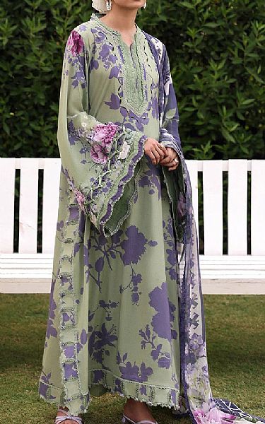 Elaf Pistachio Lawn Suit | Pakistani Lawn Dress in USA- Image 1