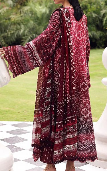 Elaf Hot Pink Lawn Suit | Pakistani Lawn Dress in USA- Image 2
